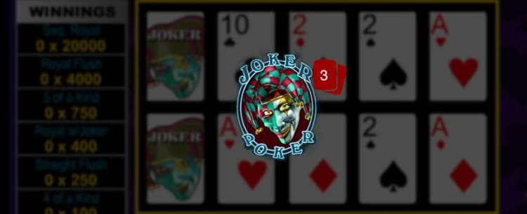 Joker Poker (1 hand)